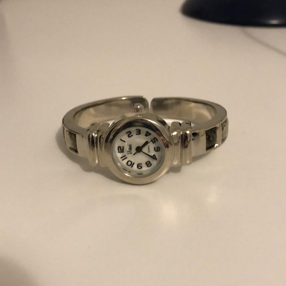 Silver watch